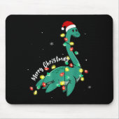 Santa Loch Ness Monster Christmas Nessie Boys Girl Mousepad (Vorne)
