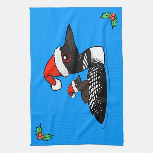 Santa Loon Geschirrtuch (Vertikal)