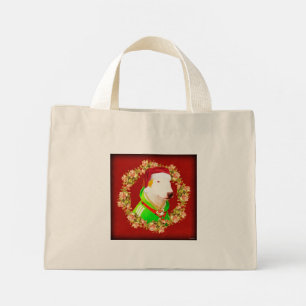 Santa LOOUNCH Tasche/Einkaufstasche 2 Seiten, 4 St Mini Stoffbeutel