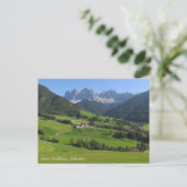Santa Maddalena Dolomiten Postkarte (Stehend Vorderseite)