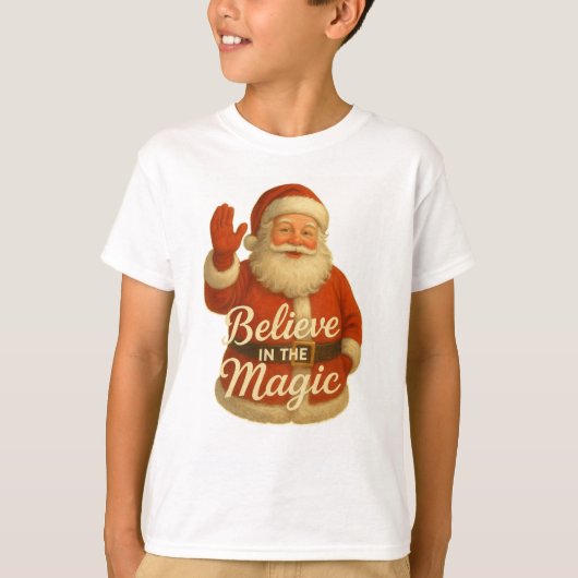 SANTA MAGIC-BELIEVE IN MAGIC T-Shirt (Vorderseite)