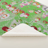Santa Magical Green New Jahre Sherpadecke (3/4)