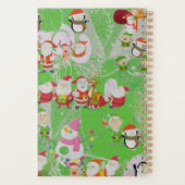 Santa Magical Green New Year Agendas Planer (Rückseite)
