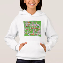 Santa Magical Green New Year Hoodie