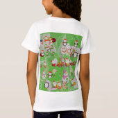 Santa Magical Green New Year T-Shirt (Rückseite)