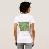 Santa Magical Green New Year  T-Shirt (Schwarz voll)