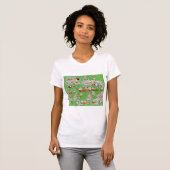 Santa Magical Green New Year  T-Shirt (Vorne ganz)