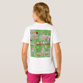 Santa Magical Green New Year T-Shirt (Schwarz voll)