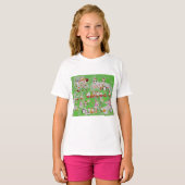 Santa Magical Green New Year T-Shirt (Vorne ganz)