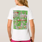 Santa Magical Green New Year T-Shirt (Rückseite)