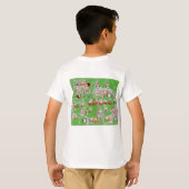 Santa Magical Green New Year T-Shirt (Schwarz voll)