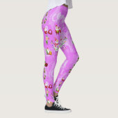 Santa Magical Pink New Jahre Leggings (Rechts)