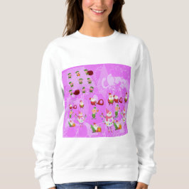 Santa Magical Pink New Jahre Sweatshirt