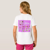 Santa Magical Pink New Jahre T-Shirt (Schwarz voll)