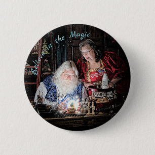 Santa Magie Button