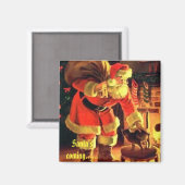 Santa Magnet (Vorderseite/Rückseite)