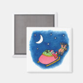 Santa Magnet (Vorderseite/Rückseite)