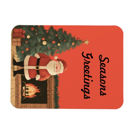 Santa Magnet (Horizontal)
