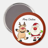 Santa Magnet (Vorderseite/Rückseite)