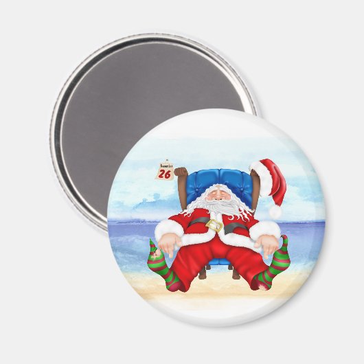 Santa Magnet Humore (Vorderseite/Rückseite)