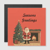 Santa Magnetkarte (Vorne/Hinten)