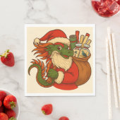Santa Mahj! Feiertagsservietten Serviette (Beispiel)