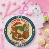 Santa Mahj! Pappteller (Party)