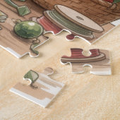 Santa Making Wreaths Christmas Puzzle (Seite)