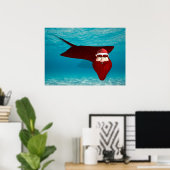 Santa Manta Poster (Heimbüro)