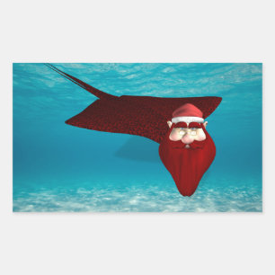 Santa Manta Rechteckiger Aufkleber