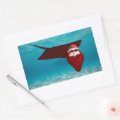 Santa Manta Rechteckiger Aufkleber (Umschlag)