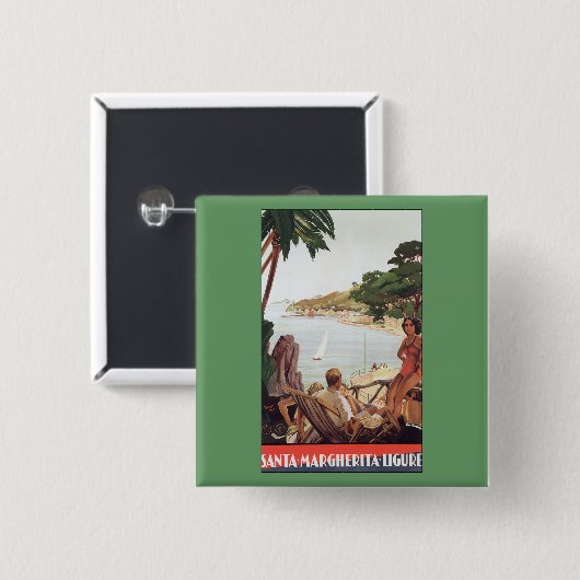 Santa Margherita Ligure Button (Vorne & Hinten)
