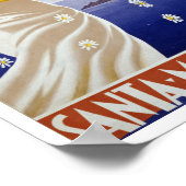 Santa Margherita Ligure mit Daisies Poster (Ecke)