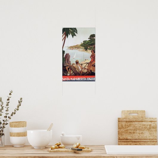Santa Margherita Ligure Poster (Küche)