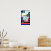 Santa Margherita Ligure Vintage Plakat restauriert (Küche)