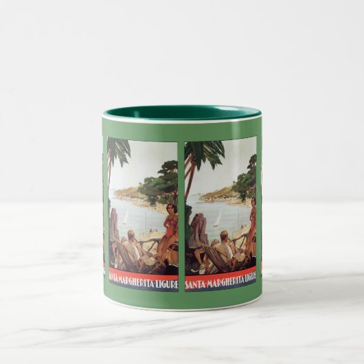 Santa Margherita Ligure Zweifarbige Tasse (Mittel)