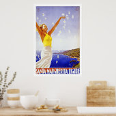 "Santa Margherita, Liguria" Vintage Travel Poster (Küche)
