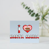 Santa Maria, CA Postkarte (Stehend Vorderseite)