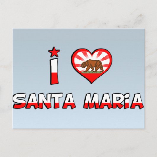 Santa Maria, CA Postkarte (Vorderseite)