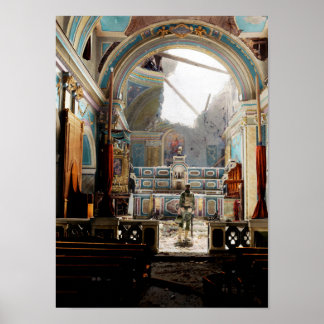 Santa Maria degli Angeli, Acerno, Italien 1943 Poster