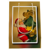 Santa Maria degli Angeli Vintager Baum Mittlere Geschenktüte (Rückseite)