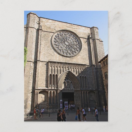 Santa Maria del Pi Postkarte (Vorderseite)