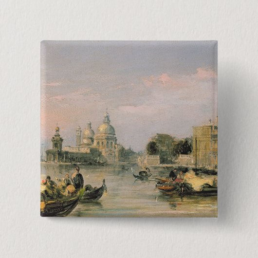 Santa Maria della Gruß, Venedig, 19. Jahrhundert Button (Vorderseite)