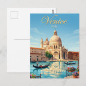 Santa Maria della Salute Italy Postkarte (Vorne/Hinten)