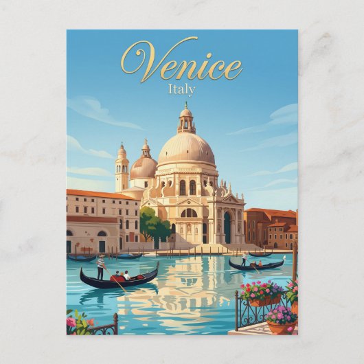 Santa Maria della Salute Italy Postkarte (Vorderseite)