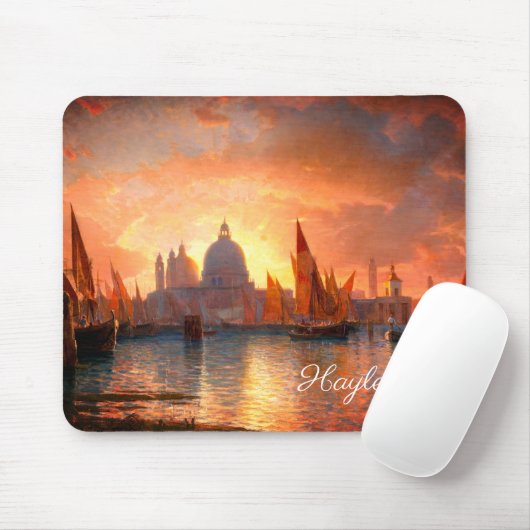 Santa Maria della Salute, Sonnenuntergang: Mousepad (Mit Mouse)