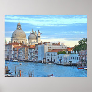 Santa Maria della Salute, Venedig, Kanal Italien Poster