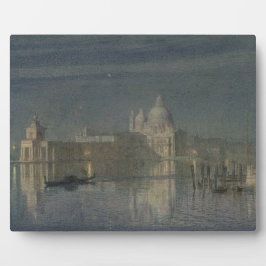 Santa Maria della Salute, Venedig, Mondlicht, 1863 Fotoplatte (Vorderseite)