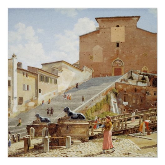 Santa Maria in Aracoeli in Rom Poster (Vorderseite)