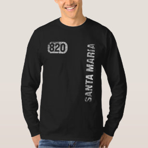 Santa Maria Kalifornien 820 Vorwahl Vintage Retro T-Shirt